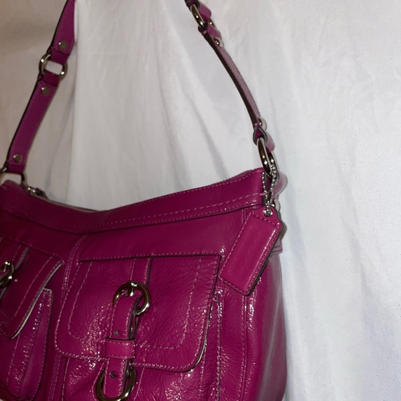 COACH Medium Raspberry Hobo Bag - Picture 2 of 9